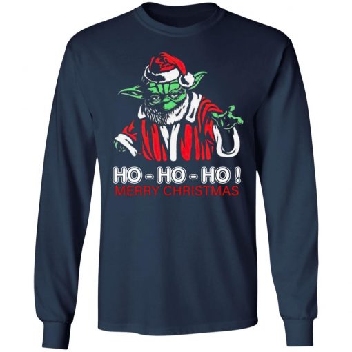 Santa Master Yoda Ho Ho Ho Merry Christmas Sweatshirt, Shirt