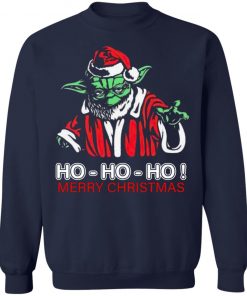 Santa Master Yoda Ho Ho Ho Merry Christmas Sweatshirt, Shirt