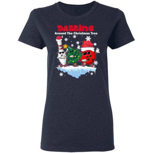 Bowling Dabbing Around The Christmas Tree Sweatshirt, Hoodie, T-shirt