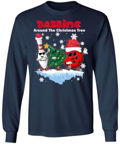 Bowling Dabbing Around The Christmas Tree Sweatshirt, Hoodie, T-shirt