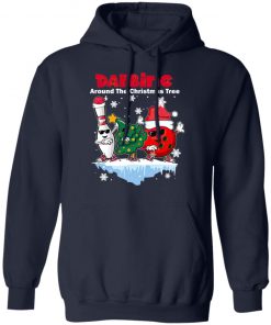 Bowling Dabbing Around The Christmas Tree Sweatshirt, Hoodie, T-shirt