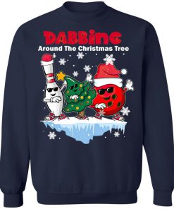 Bowling Dabbing Around The Christmas Tree Sweatshirt, Hoodie, T-shirt