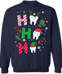 Dental Reindeer Santa Elf Ho Ho Ho Merry Christmas Sweatshirt, Hoodie