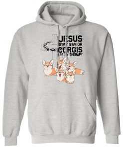 Jesus Is My Savior Corgis Are My Therapy Shirt