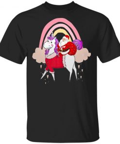 Santa Claus Riding A Unicorn Christmas Sweatshirt, Hoodie