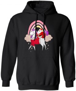 Santa Claus Riding A Unicorn Christmas Sweatshirt, Hoodie