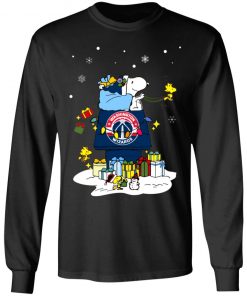 Washington Wizards Santa Snoopy Wish You A Merry Christmas Shirt