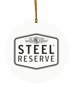 Steel Reserve Christmas Circle Ornament