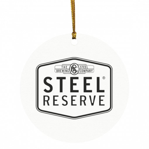 Steel Reserve Christmas Circle Ornament