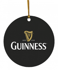 Guinness Christmas Circle Ornament