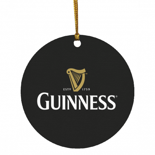 Guinness Christmas Circle Ornament