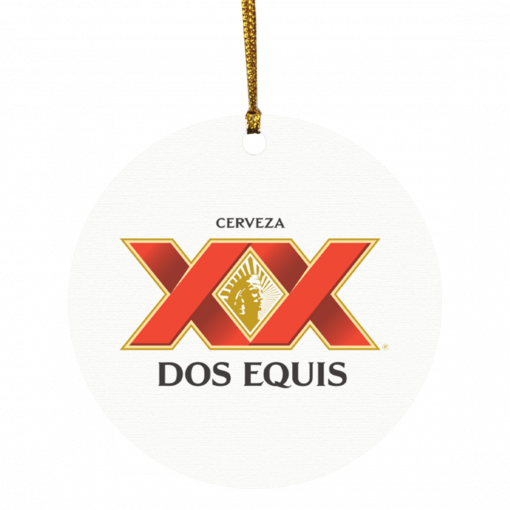 Dos Equis Christmas Circle Ornament