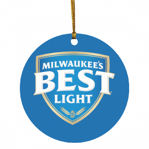 Milwaukee's Best Light Christmas Circle Ornament