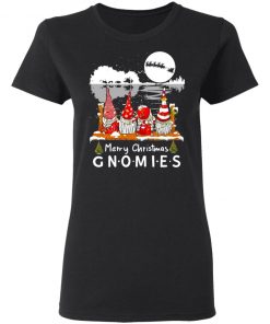 Shinesnow Guitar Shaped Merry Christmas Gnomies Christmas Sweatshirt