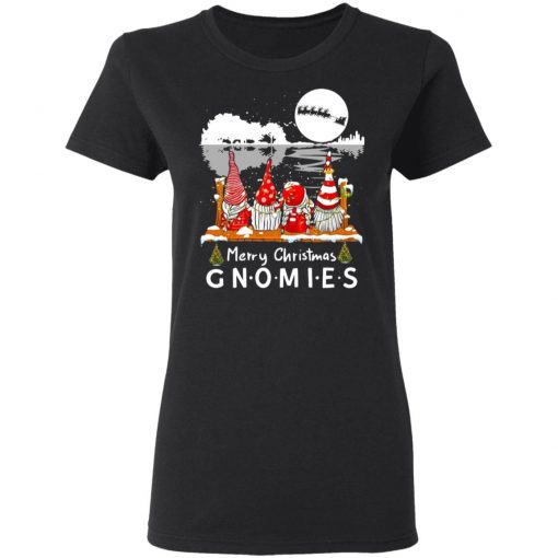 Shinesnow Guitar Shaped Merry Christmas Gnomies Christmas Sweatshirt