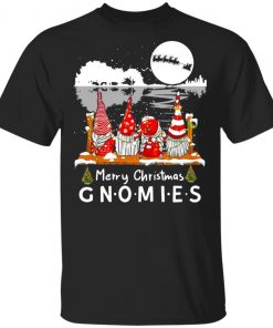 Shinesnow Guitar Shaped Merry Christmas Gnomies Christmas Sweatshirt