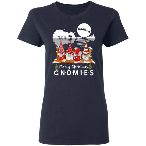 Shinesnow Guitar Shaped Merry Christmas Gnomies Christmas Sweatshirt