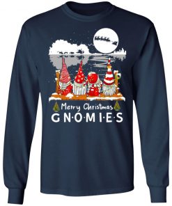 Shinesnow Guitar Shaped Merry Christmas Gnomies Christmas Sweatshirt