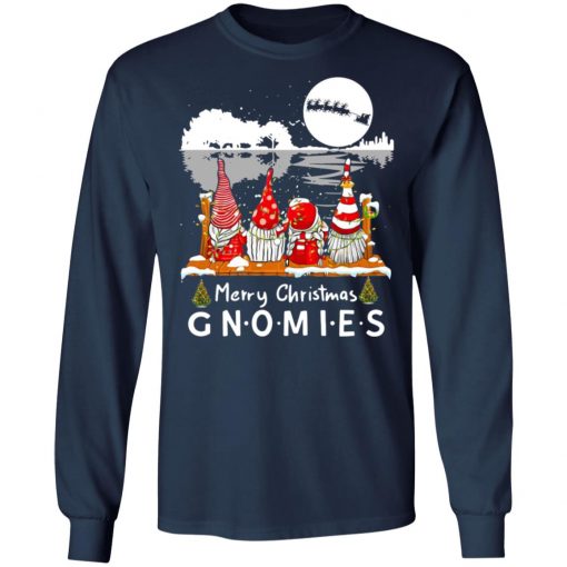 Shinesnow Guitar Shaped Merry Christmas Gnomies Christmas Sweatshirt