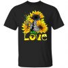 Love Cat Sunflower Shirt