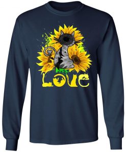 Love Cat Sunflower Shirt