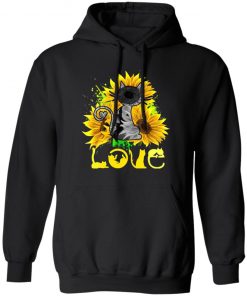 Love Cat Sunflower Shirt