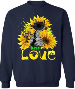 Love Cat Sunflower Shirt