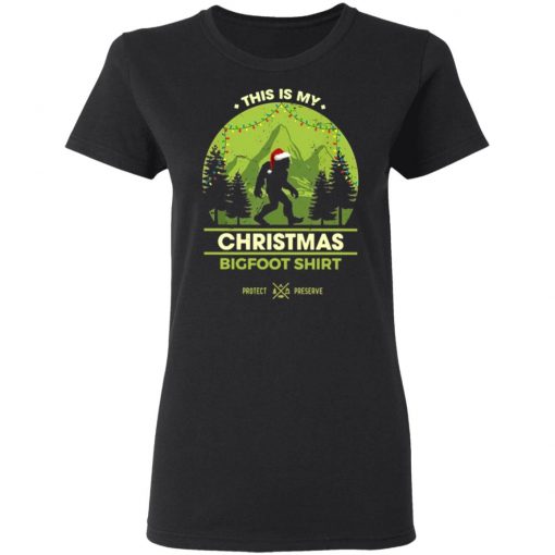 Bigfoot Santa This Is My Christmas Bigfoot Shirt Sweatshirt