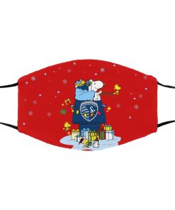 Sporting Kansas City Santa Snoopy Wish You A Merry Christmas face mask