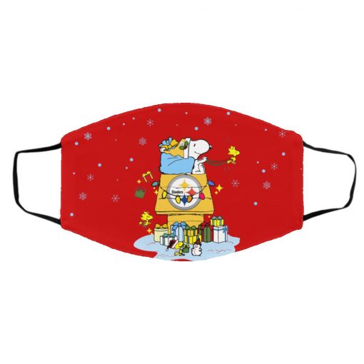 Utah Utes Santa Snoopy Wish You A Merry Christmas face mask