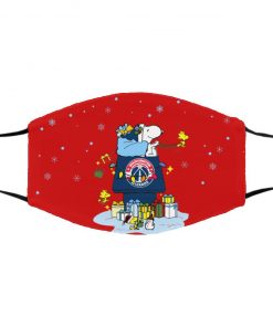 Washington Wizards Santa Snoopy Wish You A Merry Christmas face mask