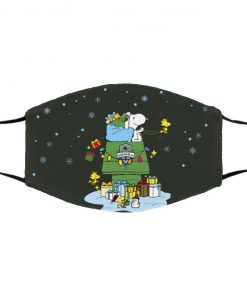 Seattle Sounders FC Santa Snoopy Wish You A Merry Christmas face mask