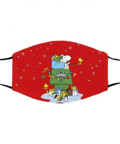 Seattle Sounders FC Santa Snoopy Wish You A Merry Christmas face mask