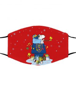 Real Salt Lake Santa Snoopy Wish You A Merry Christmas face mask