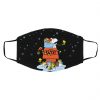 Oklahoma State Cowboys Santa Snoopy Wish You A Merry Christmas face mask