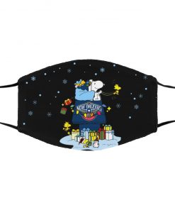 New Orleans Pelicans Santa Snoopy Wish You A Merry Christmas face mask