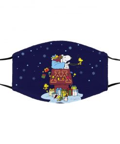 Minnesota Golden Gophers Santa Snoopy Wish You A Merry Christmas face mask