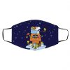 Houston Dynamo Santa Snoopy Wish You A Merry Christmas face mask