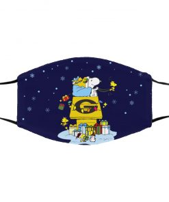 Grambling State Tigers Santa Snoopy Wish You A Merry Christmas face mask