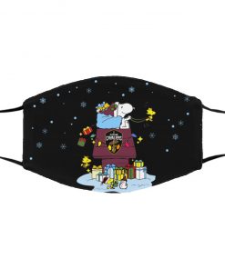 Cleveland Cavaliers Santa Snoopy Wish You A Merry Christmas face mask