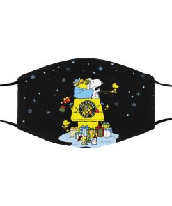 Columbus Crew SC Santa Snoopy Wish You A Merry Christmas face mask