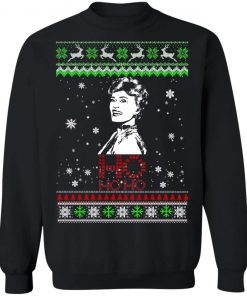 The Golden Girls Blanche HO HO HO Ugly Christmas Sweater