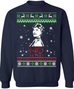 The Golden Girls Blanche HO HO HO Ugly Christmas Sweater
