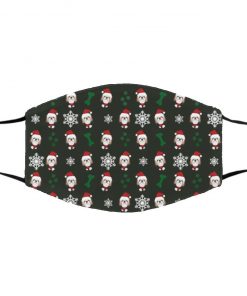 Shitzu Dog Christmas Face Mask