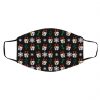 English Bulldog Dog Christmas Face Mask