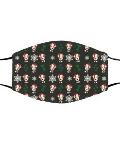 Jack Russell Dog Christmas Face Mask