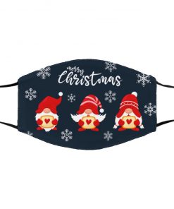 Gnome Merry Christmas Face Mask