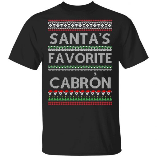 Santa's Favorite Cabron OG Navidad Christmas Ugly Sweatshirt