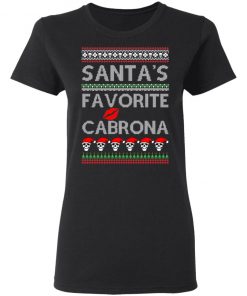 Santa's Favorite Cabrona OG Navidad Christmas Ugly Sweatshirt