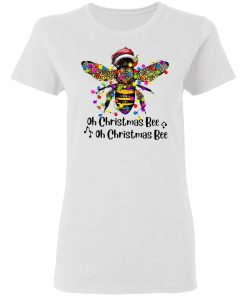 Bee Santa Oh Christmas Bee Oh Christmas Bee Light Shirt